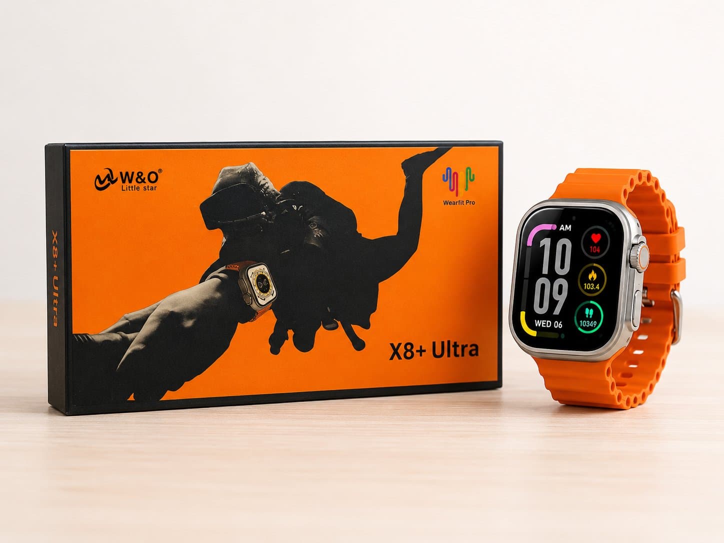 ساعة W&O X8+ Ultra الذكية